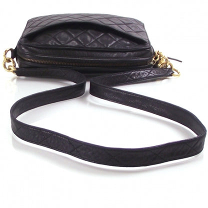 Chanel Vintage Leather Tassel Shoulder Bag Black 6 of 12