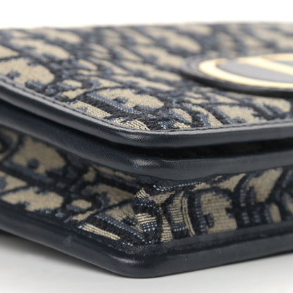 Christian Dior Oblique 30 Montaigne 2-In-1 Pouch Blue 5 of 10
