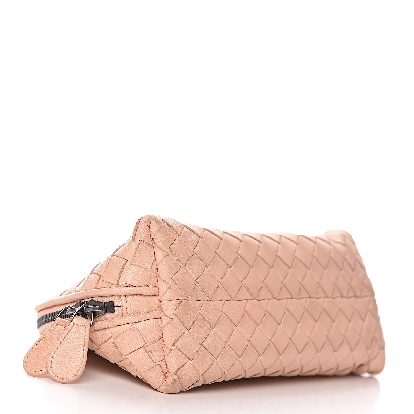 Nappa Intrecciato Cosmetic Pouch Petal Pink
