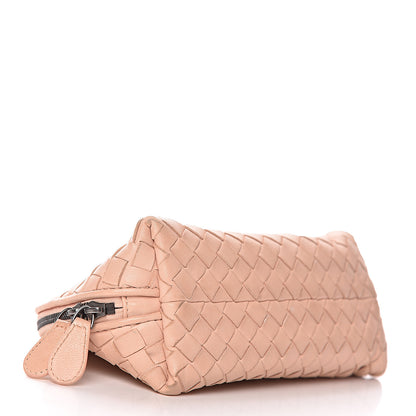 Bottega Veneta Nappa Intrecciato Cosmetic Pouch Petal Pink 4 of 14