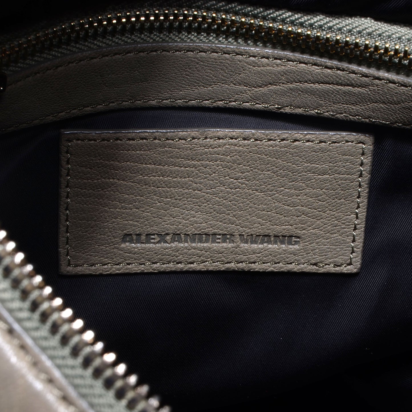 Pebbled Leather Morgan Hobo Granite