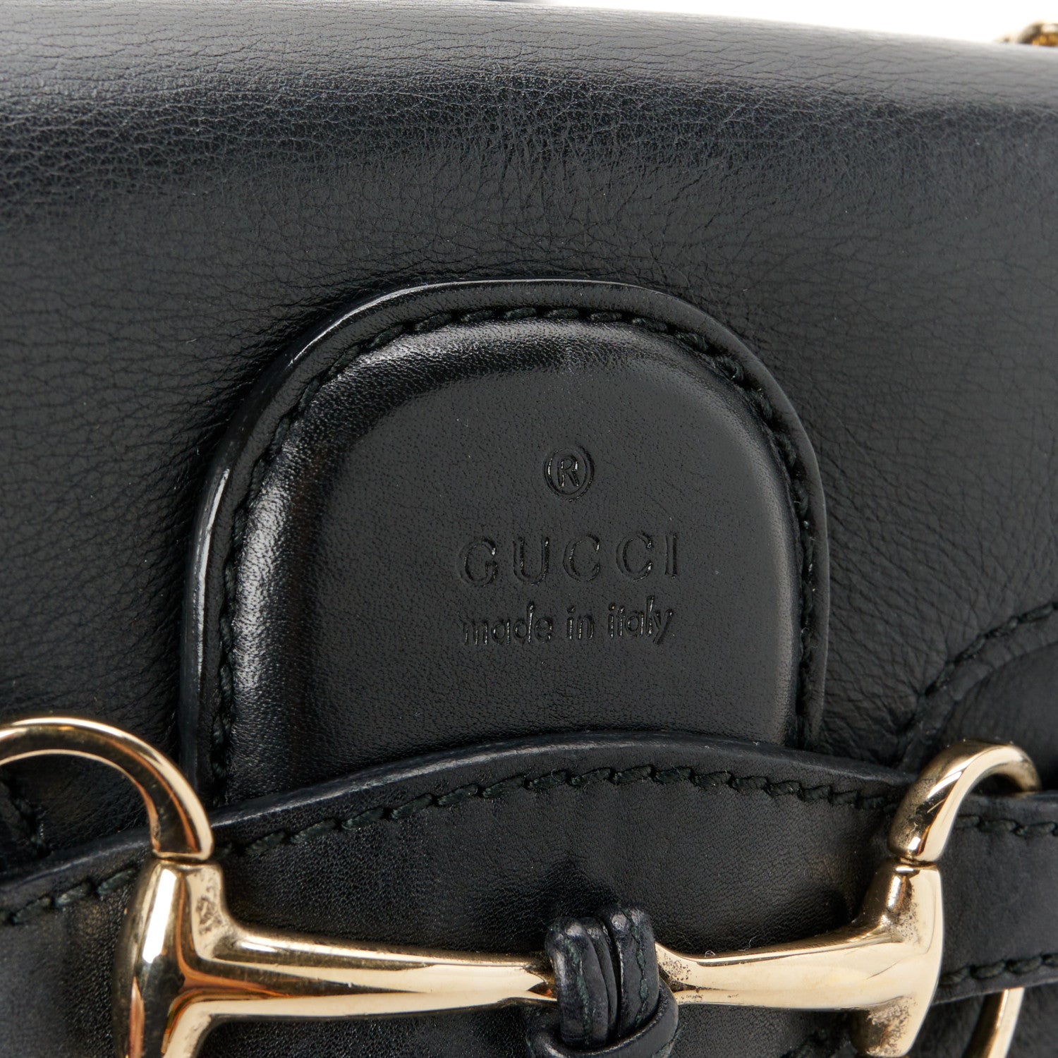 Gucci Smooth Calfskin Small Emily Chain Shoulder Bag Black 8 of 11