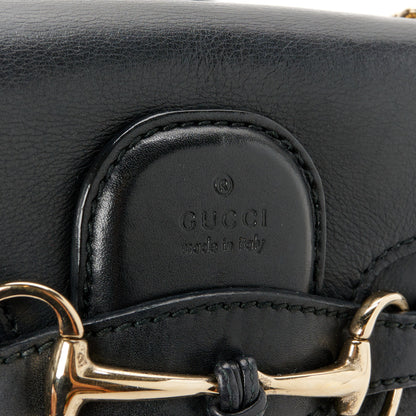 Gucci Smooth Calfskin Small Emily Chain Shoulder Bag Black 8 of 11