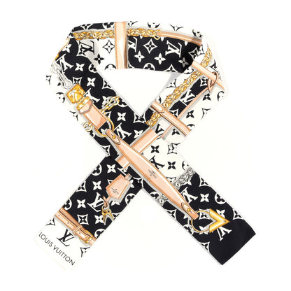 Louis Vuitton Silk Monogram Confidential Bandeau Black 1 of 4