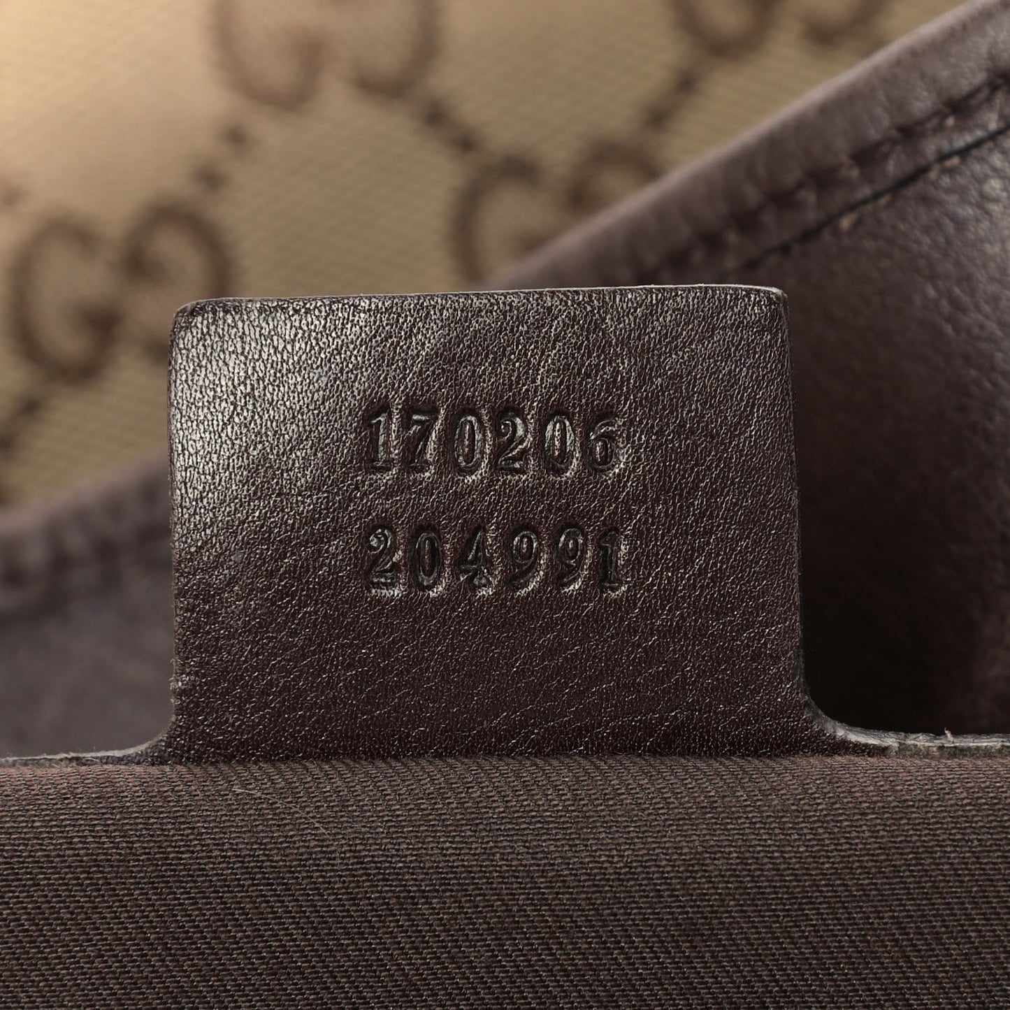 Monogram Peggy Braided Tote Dark Brown