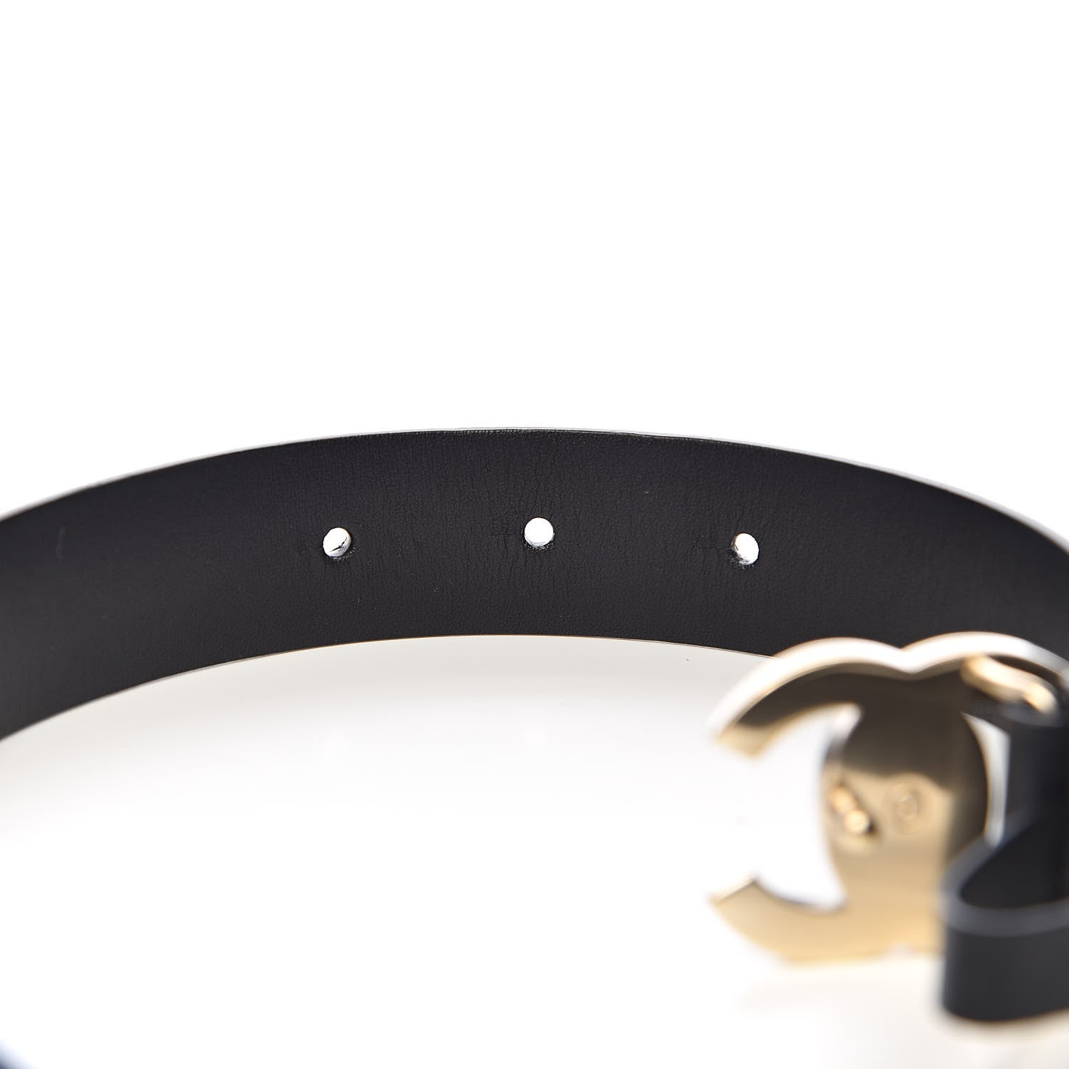 Chanel Calfskin CC Turn Lock Belt 70 28 Black 512284 – FASHIONPHILE