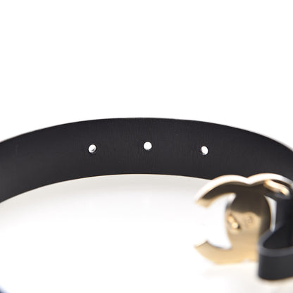 Chanel Calfskin CC Turn Lock Belt 70 28 Black 8 of 8