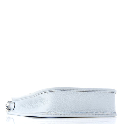 Hermes Taurillon Clemence Amazone Evelyne TPM Bleu Pale Etain 4 of 10