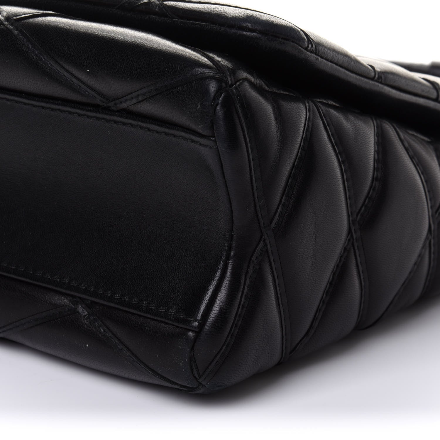 Louis Vuitton Lambskin Malletage GO-14 MM Black 10 of 10