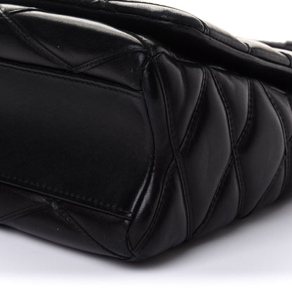 Louis Vuitton Lambskin Malletage GO-14 MM Black 10 of 10