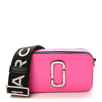 Marc Jacobs Saffiano Small Snapshot Camera Bag Bright Pink 1 of 10
