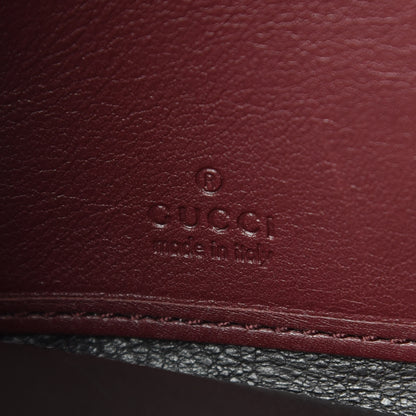 Gucci Microguccissima Brogue Zip Around Wallet Burgundy 6 of 7