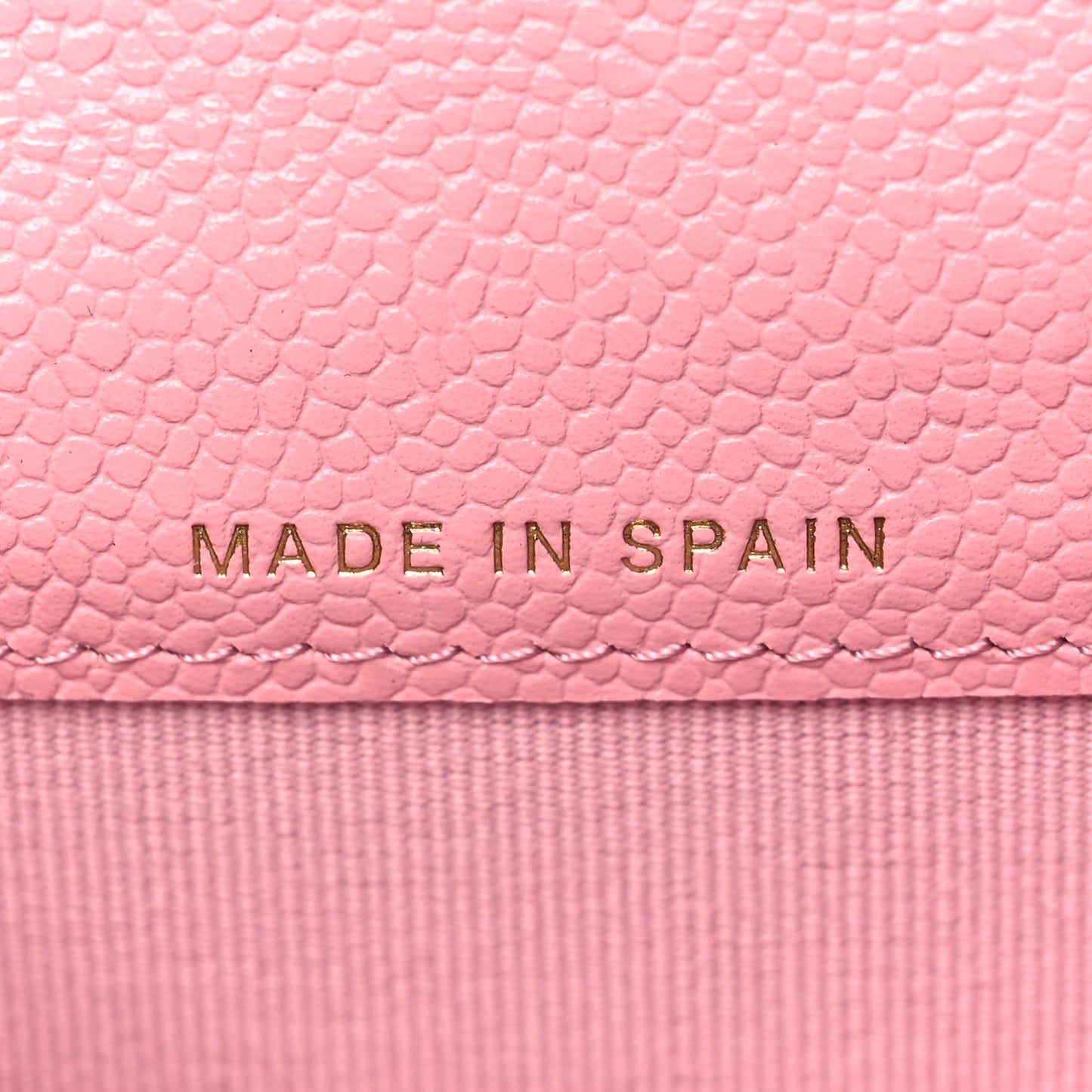 Caviar Quilted Multi Chain CC Flap Card Holder Pink