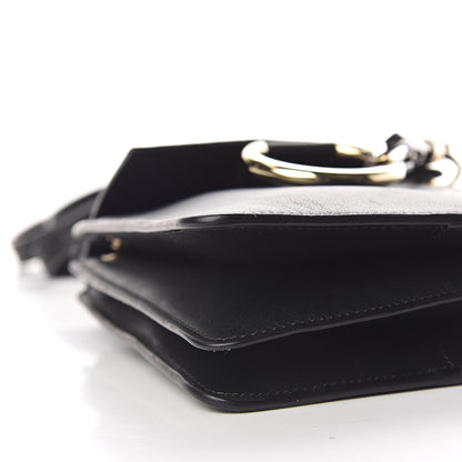 Chloe Suede Calfskin Mini Faye Bracelet Bag Black 8 of 12
