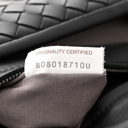 Bottega Veneta Nappa Intrecciato Flap Shoulder Bag Black 7 of 10