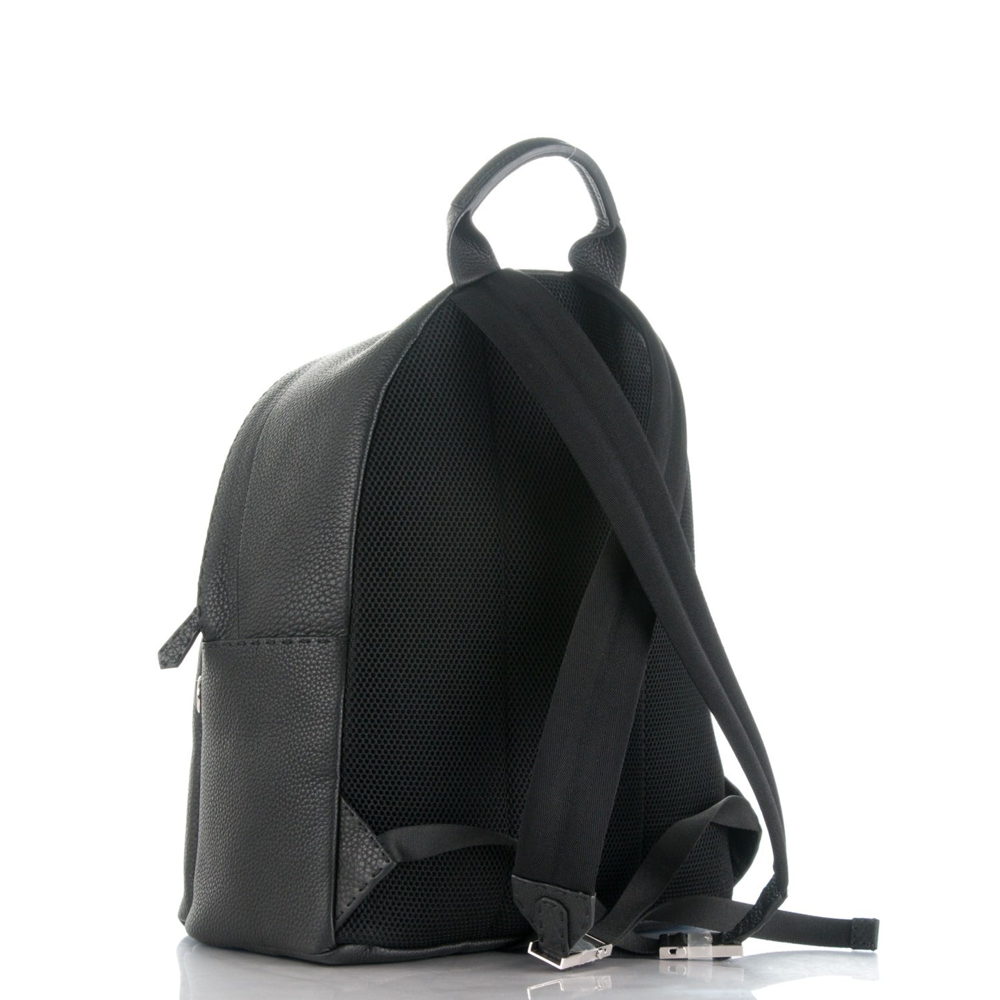 Cuoio Romano Selleria Crocodile Monster Eyes Backpack Black Girasole