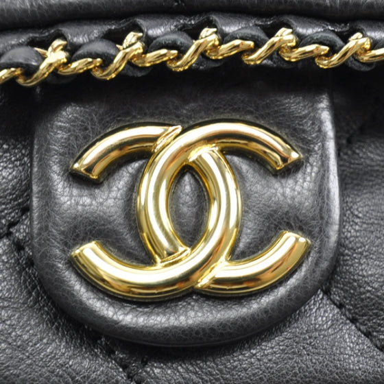 Chanel Leather Mini Chain Me Flap Black 8 of 11