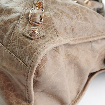 Balenciaga Agneau Giant 12 Rose Gold Hardware City Gris Poivre 8 of 9