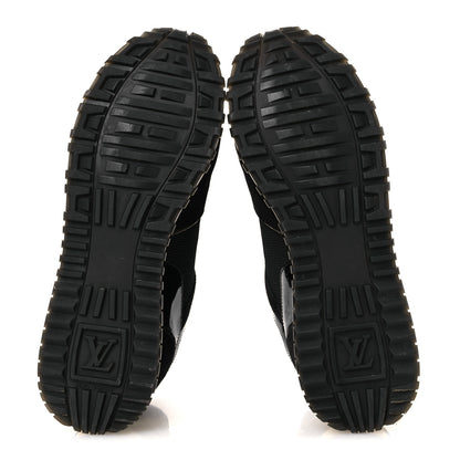 Louis Vuitton Suede Monogram Run Away Sneakers 38.5 Black 7 of 10