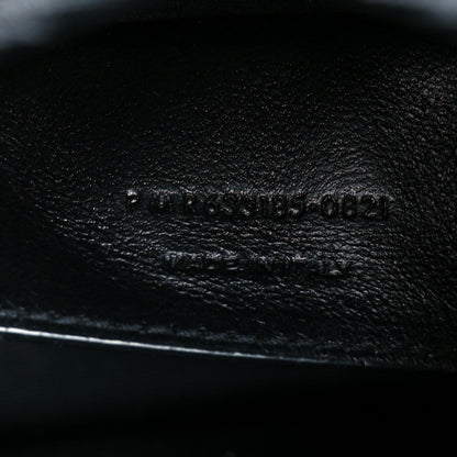 Saint Laurent Crinkled Calfskin Matelasse Monogram Baby Niki Chain Satchel Black 8 of 11