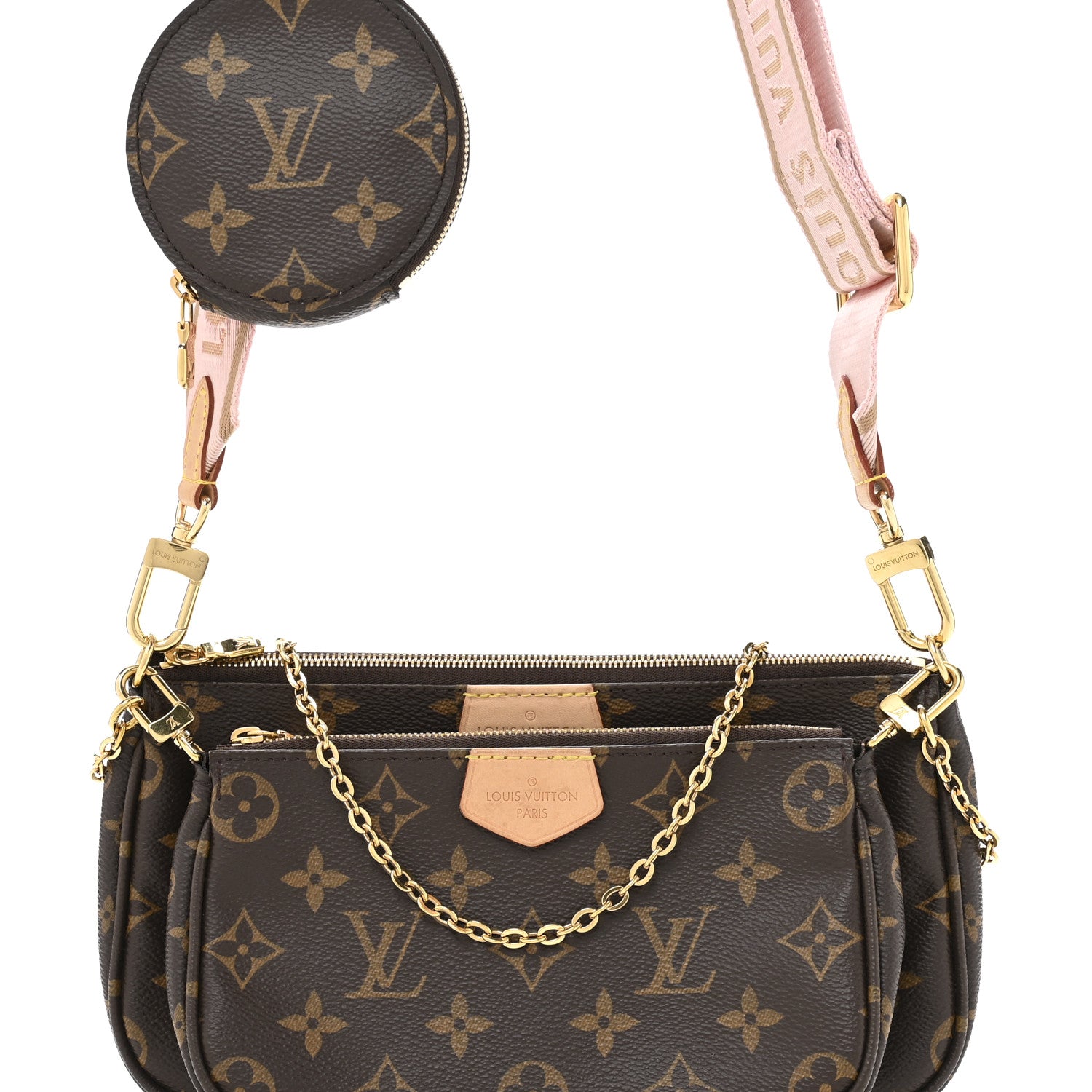 Louis Vuitton Monogram Multi Pochette Accessories Rose Clair 7 of 11