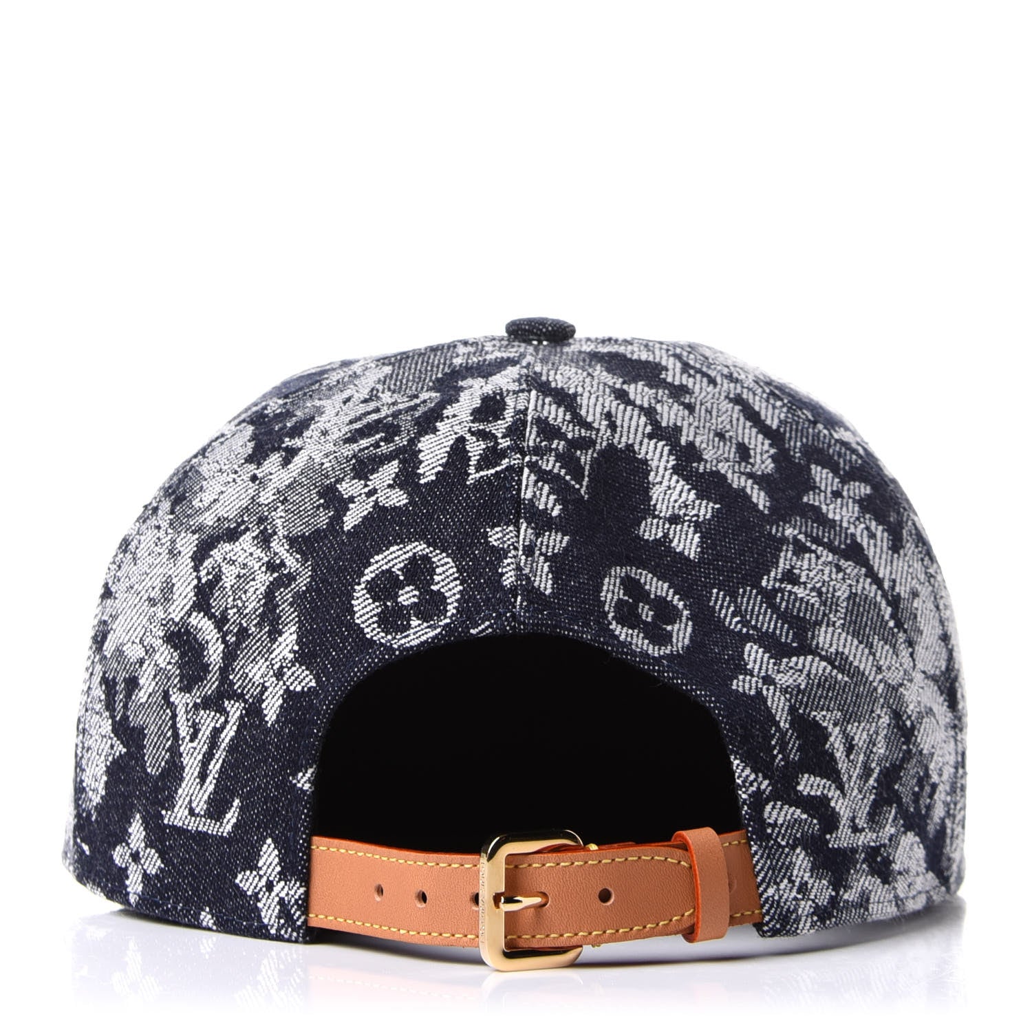 Louis Vuitton Monogram Tapestry Cap 58 Blue 5 of 8