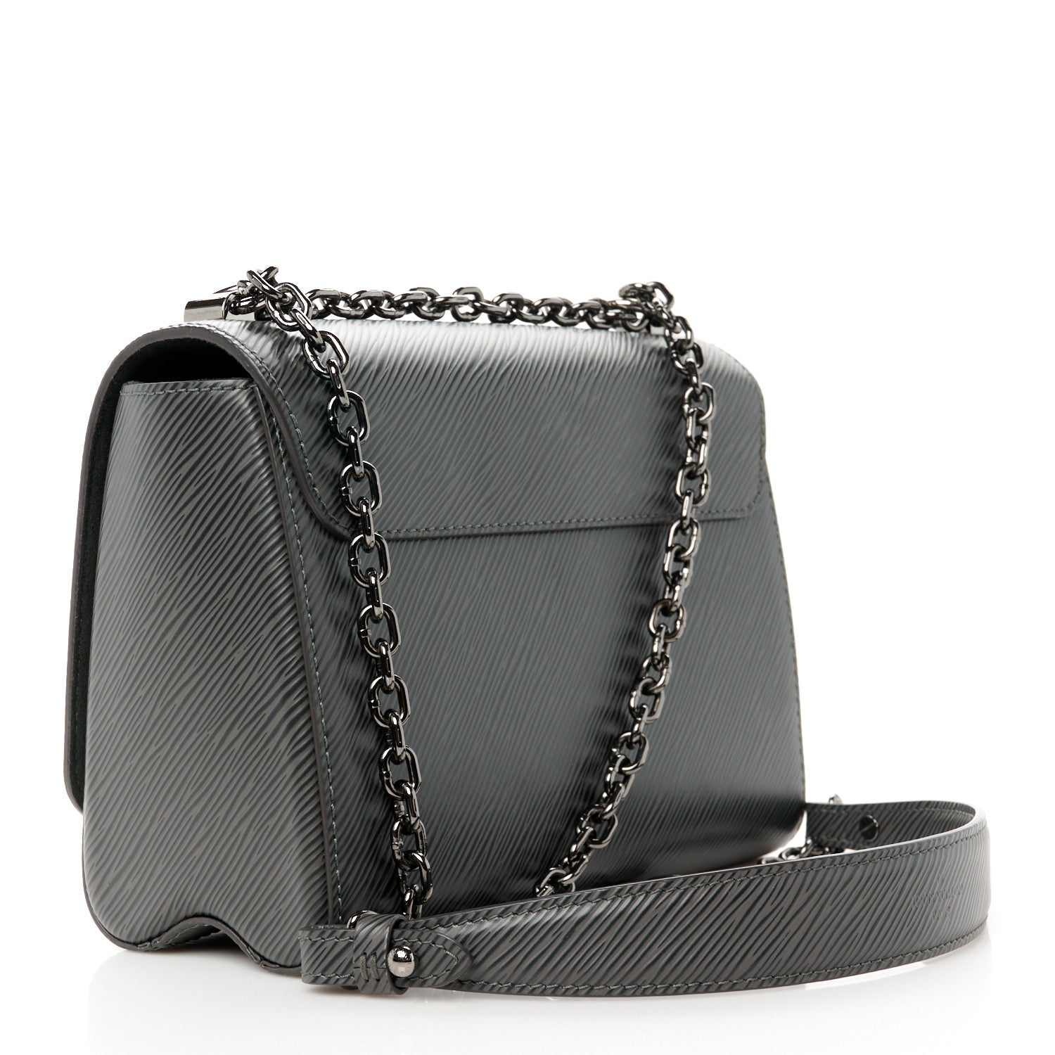 Louis Vuitton Epi Twist Shoulder Bag MM Platine 4 of 11