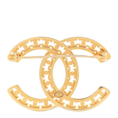 Chanel Metal CC Brooch Gold 3 of 5