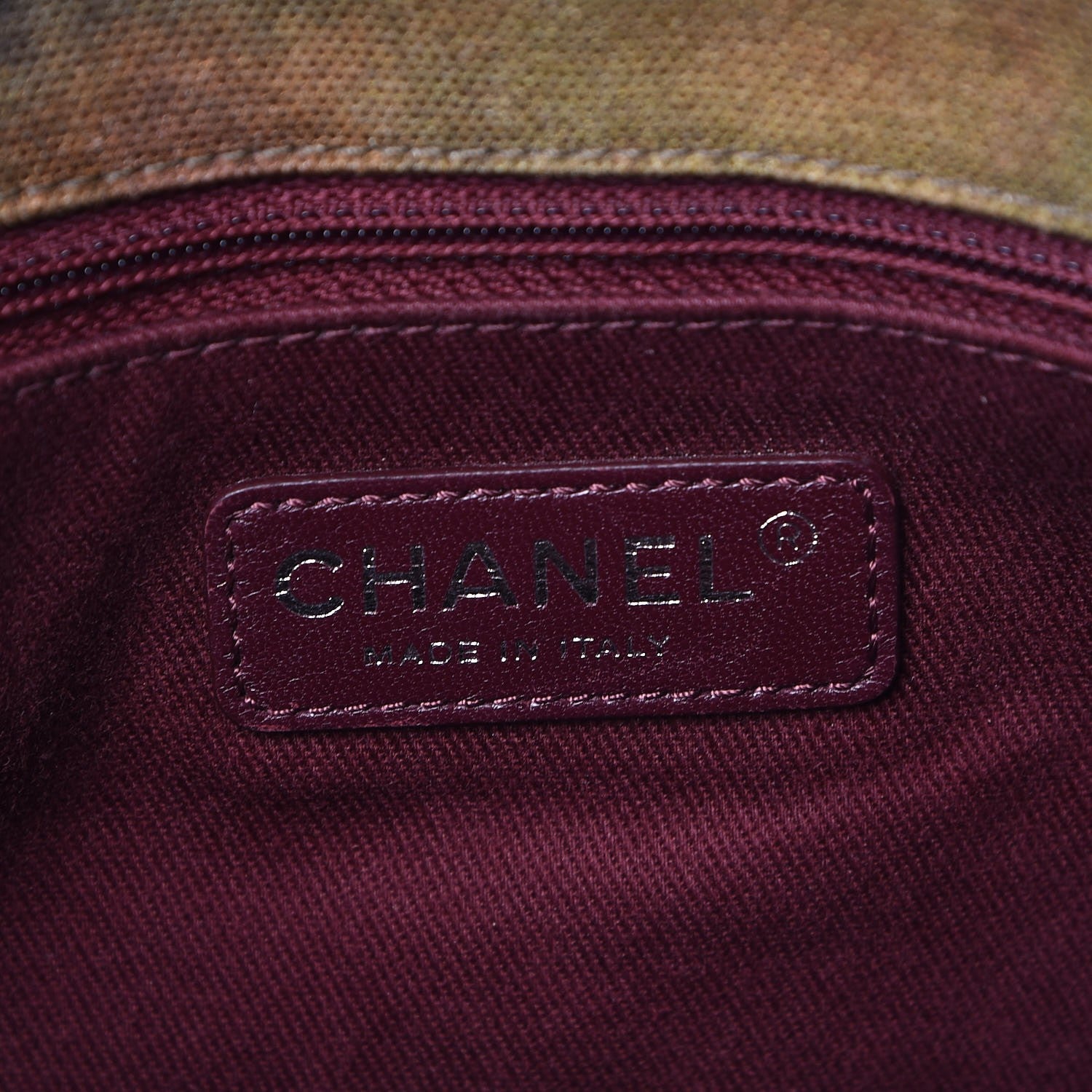 Chanel Washed Toile Graffiti On The Pavements Messenger Khaki Multicolor 6 of 9