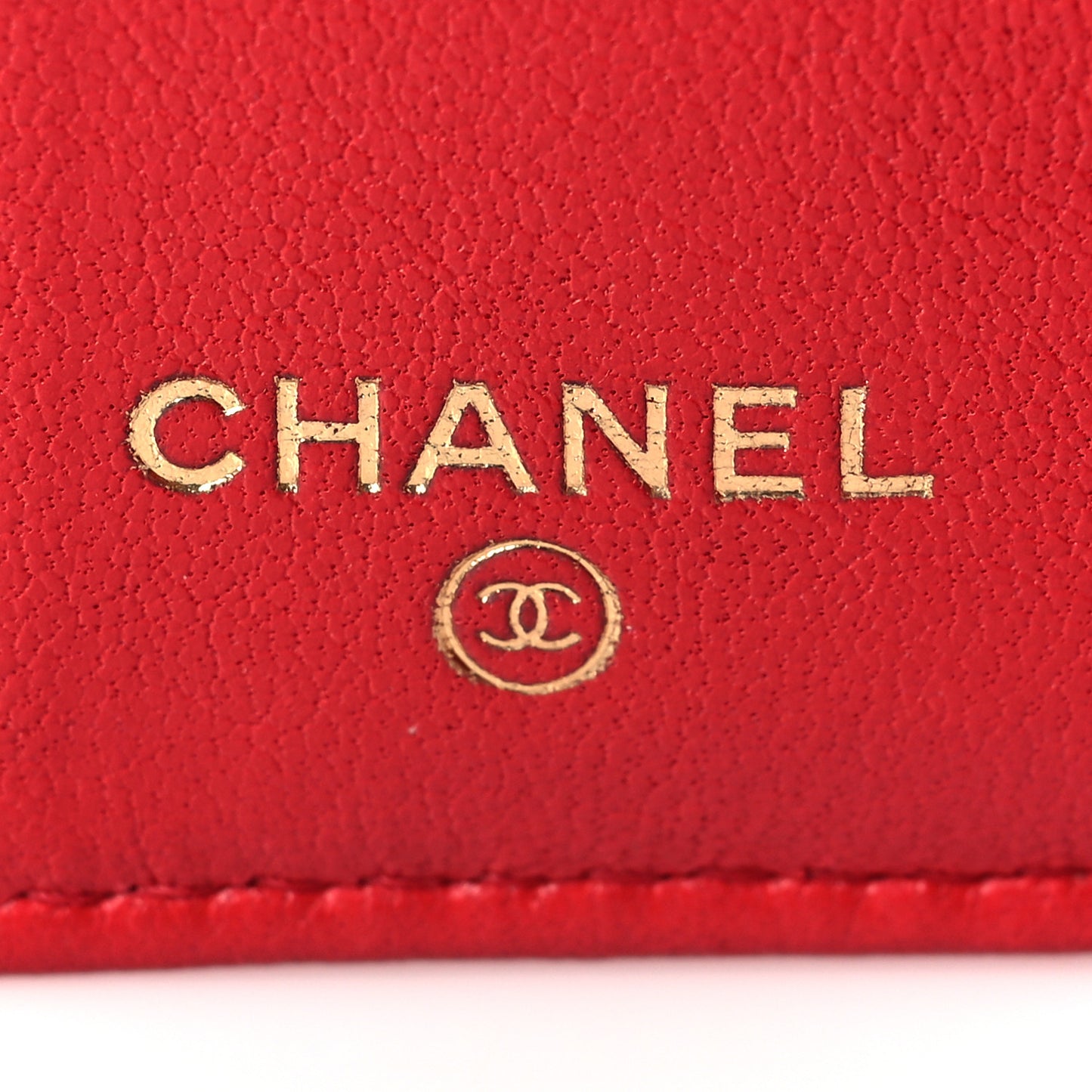 Lambskin Quilted Small Chanel 19 Flap Wallet Red