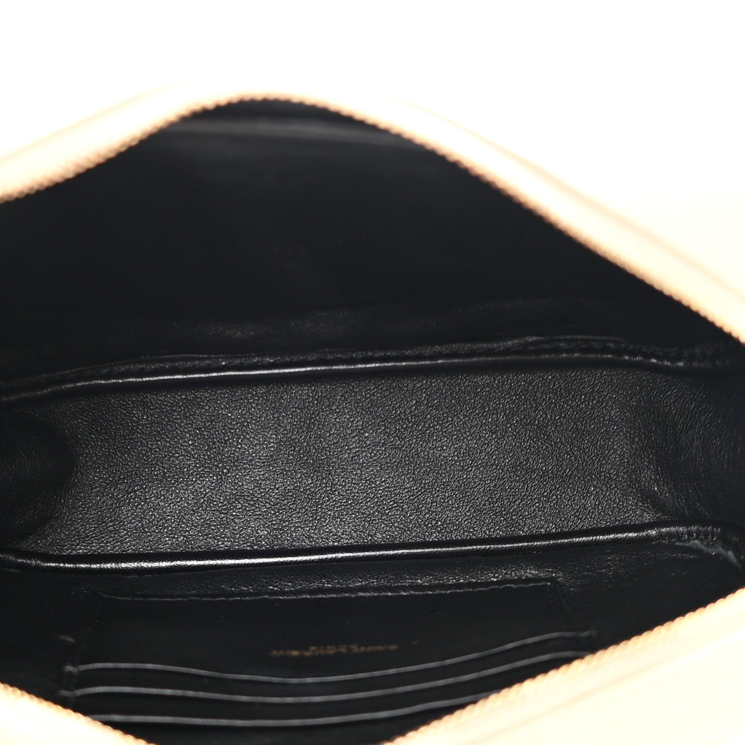 Saint Laurent Grain De Poudre Matelasse Monogram Mini Lou Camera Bag Dark Beige 5 of 10