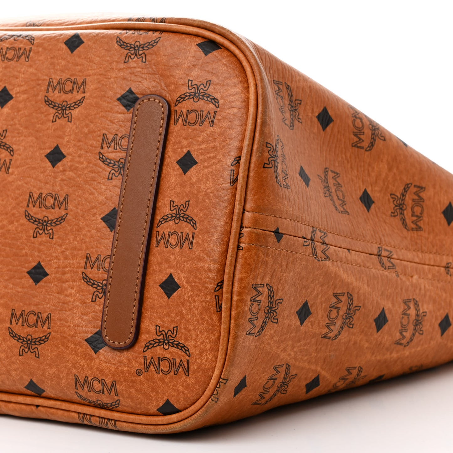 Visetos Large Liz Reversible Shopper Tote Cognac