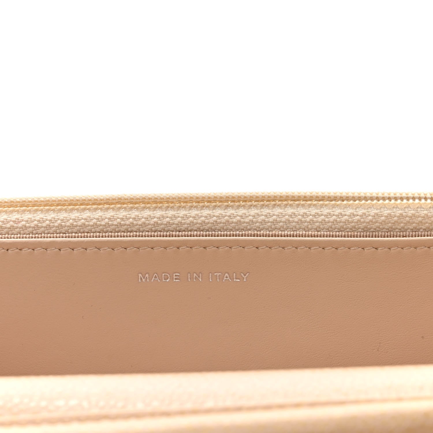 Chanel Caviar Quilted Wallet On Chain WOC Beige 7 of 16