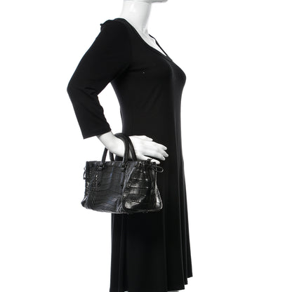 Nancy Gonzalez Crocodile Tote Black 2 of 15
