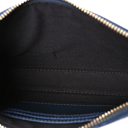 Fendi Fabric Jacquard Vitello Grace FF 1974 Baguette Pouch Myrtle Multicolor Soft Gold 5 of 10