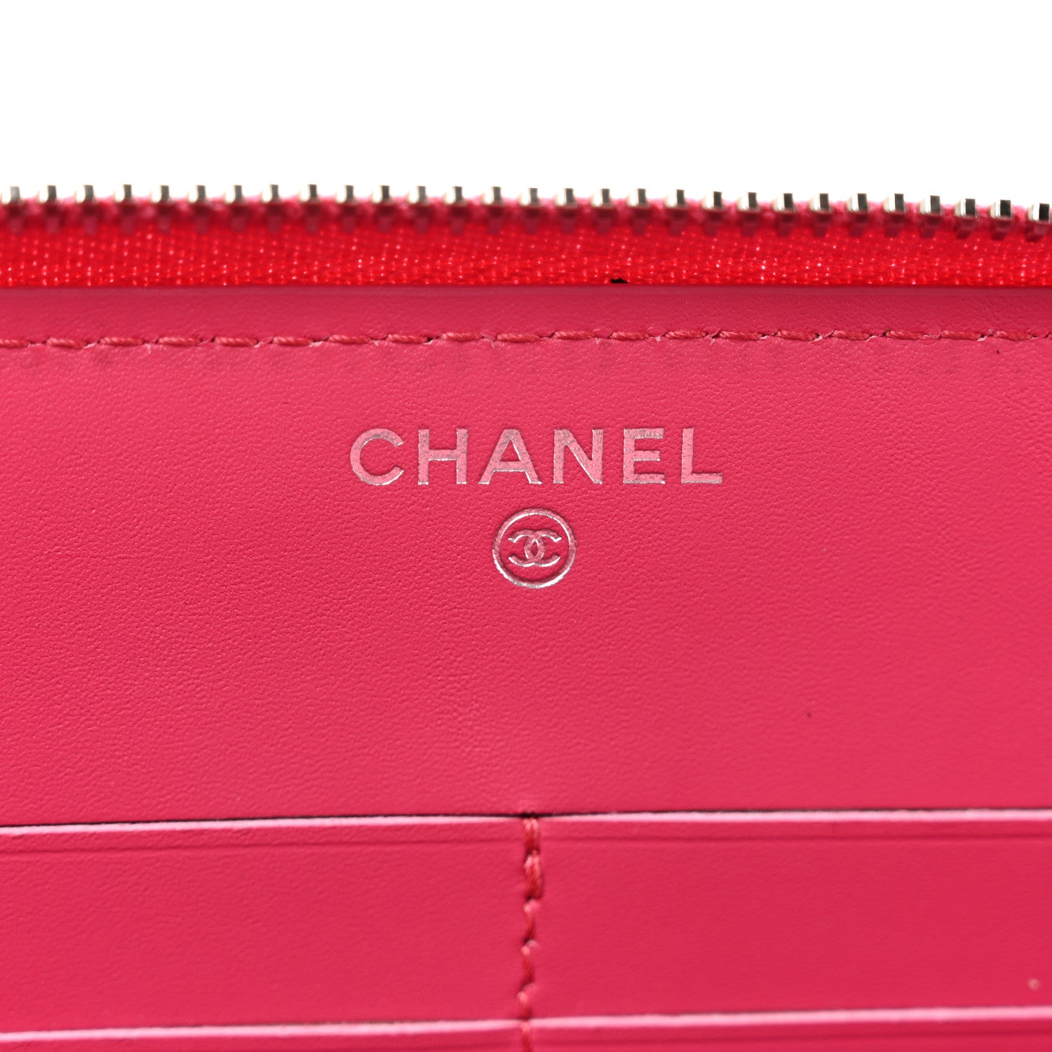 Chanel Patent Quilted Organizer Pouch Pink 6 of 11