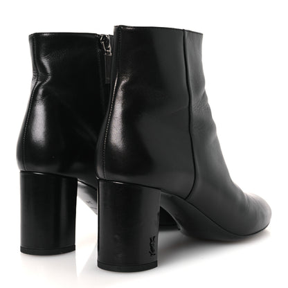 Saint Laurent Nappa Vendome Loulou Ankle Zip Boot 39 Black 5 of 13