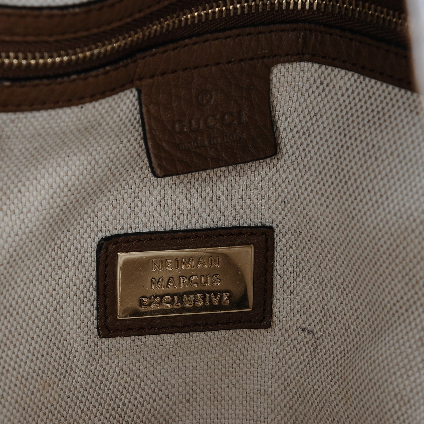 Pebbled Calfskin Medium Soho Shoulder Bag Brown