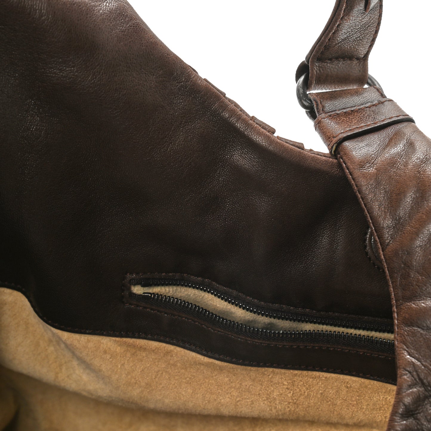 Nappa Intrecciato Medium Campana Ebano