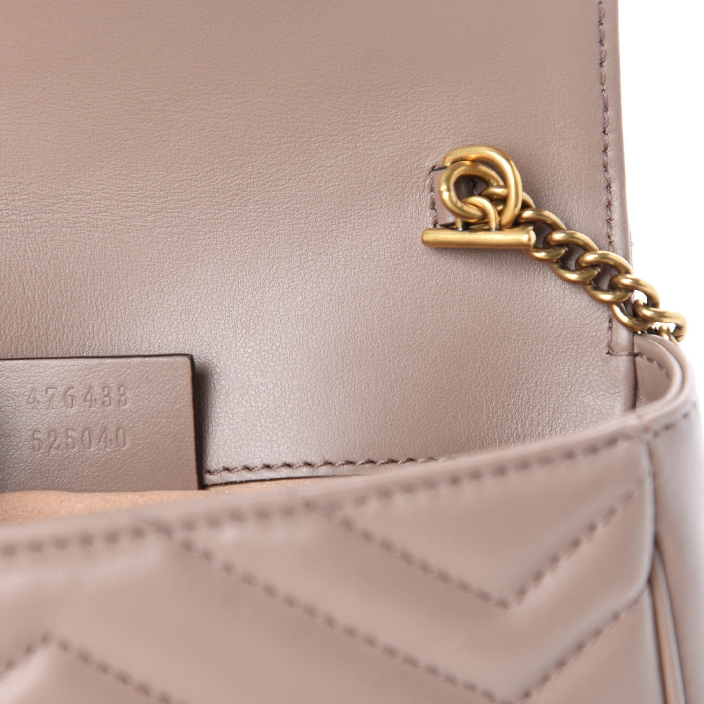 Calfskin Matelasse Super Mini GG Marmont Shoulder Bag Porcelain Rose