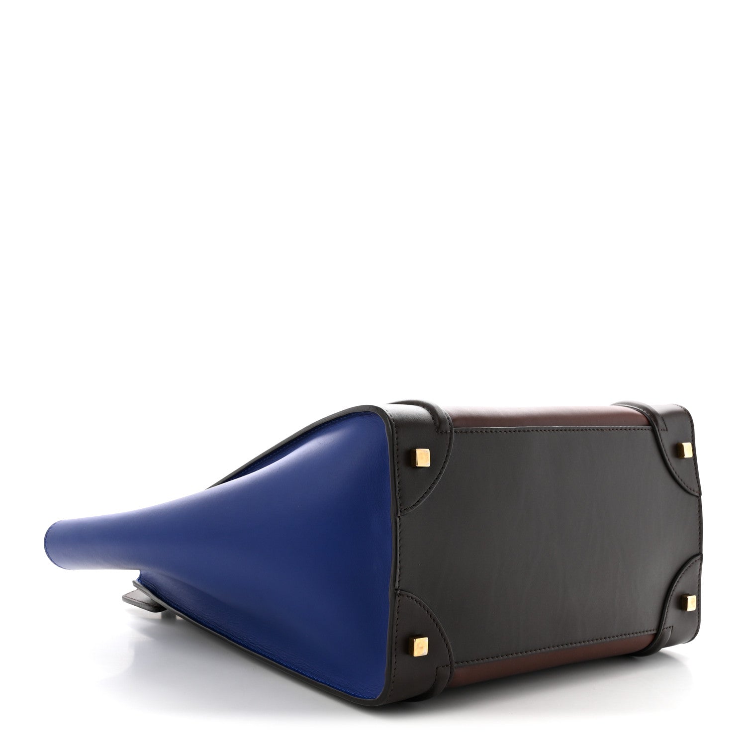 Celine Smooth Calfskin Mini Tri-Color Luggage  Acajou 4 of 10