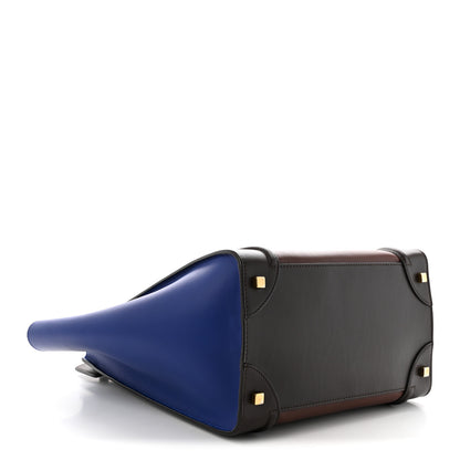 Celine Smooth Calfskin Mini Tri-Color Luggage  Acajou 4 of 10