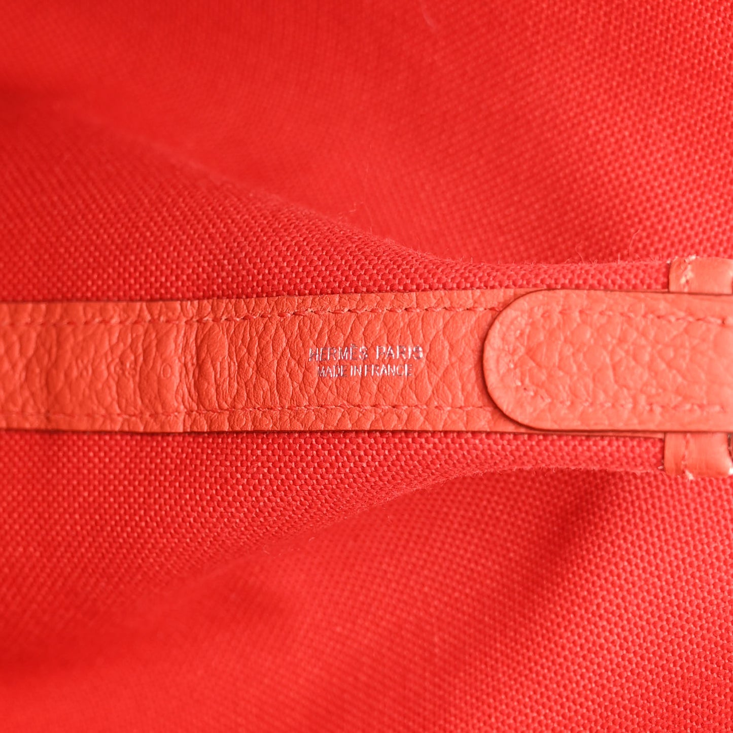 Toile Militaire Vache Country Garden Party Pockets 36 MM Rouge Tomate Capucine