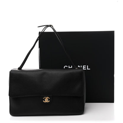 Chanel Grained Calfskin Souplissimo Maxi Flap Black 11 of 11
