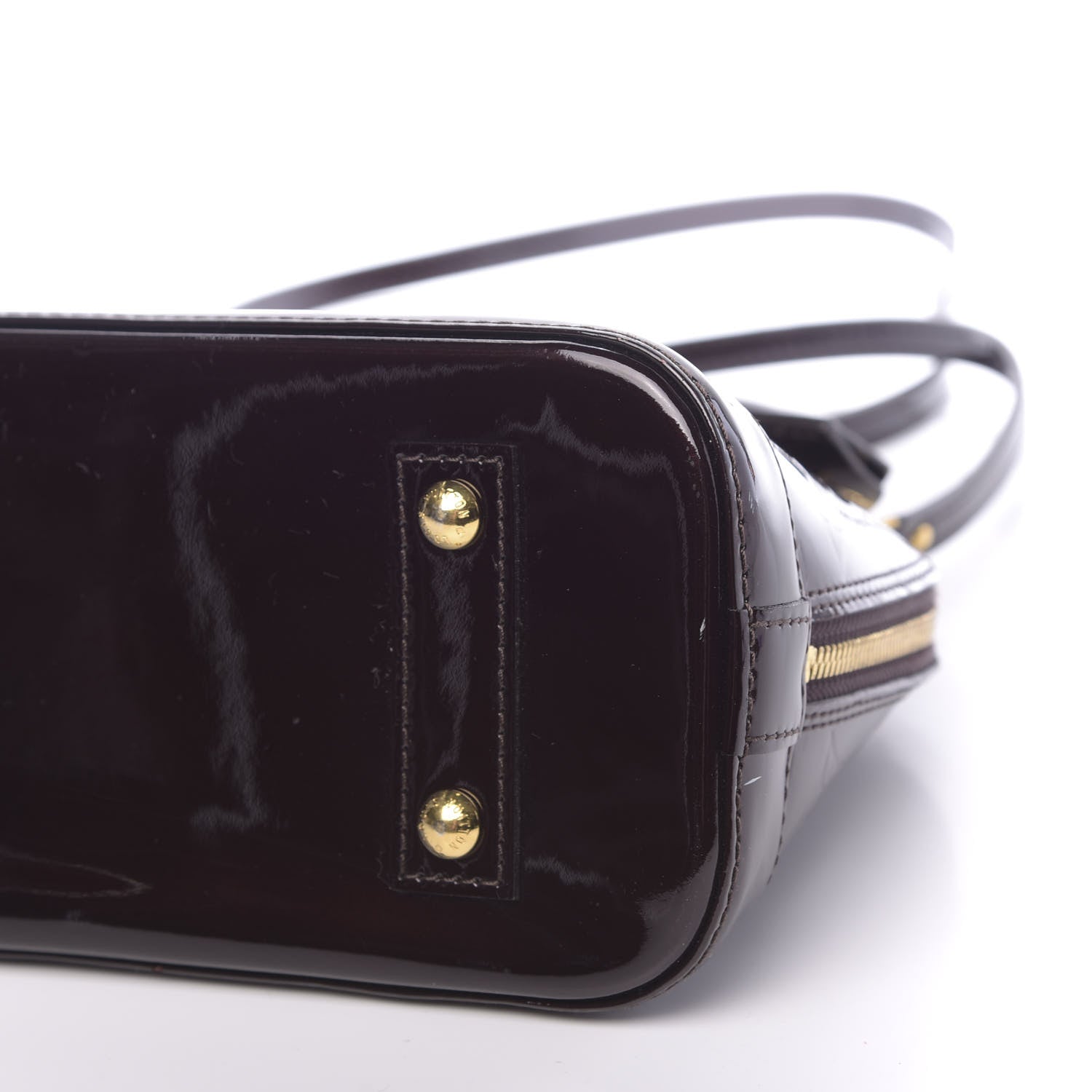 Louis Vuitton Vernis Alma BB Amarante 9 of 9