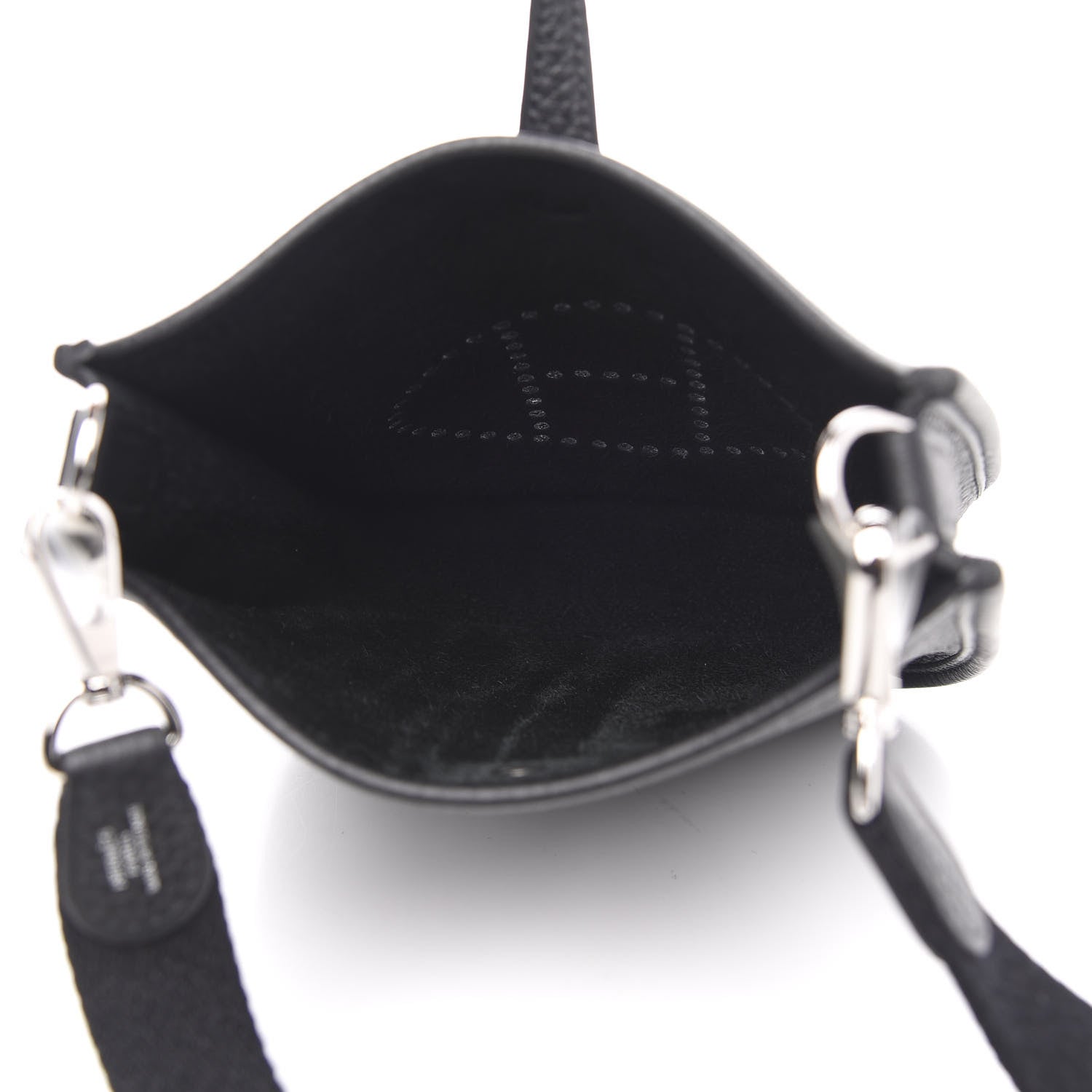 Hermes Taurillon Clemence Evelyne TPM Black 5 of 10