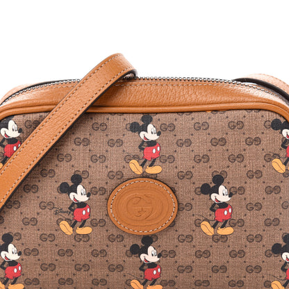 Gucci X DISNEY Mini Vintage GG Supreme Monogram Mickey Mouse Shoulder Bag Beige Vintage Sun Oil 10 of 11