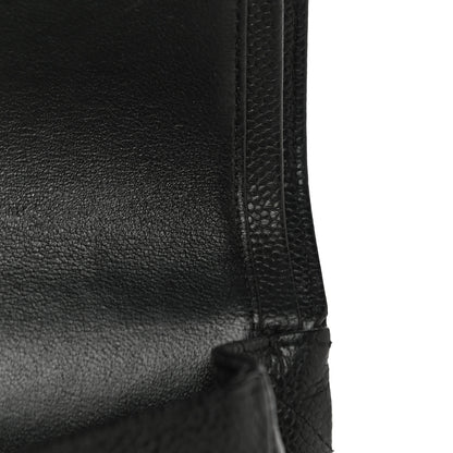 Chanel Caviar Quilted Medium Double Flap Black 10 of 21