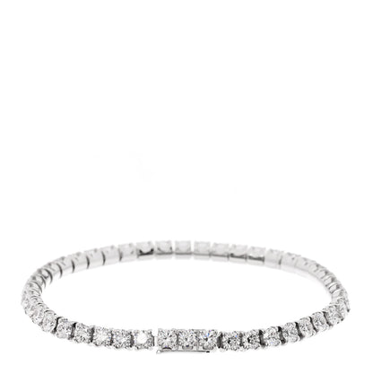 Cartier 18K White Gold Diamond 6.60ctw Lignes Essentielles Bracelet 2 of 5