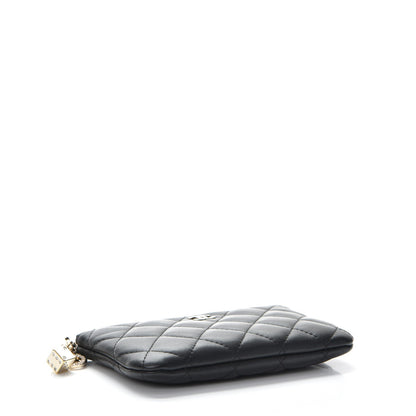 Chanel Lambskin Quilted Casino Coin Purse Black 4 of 9